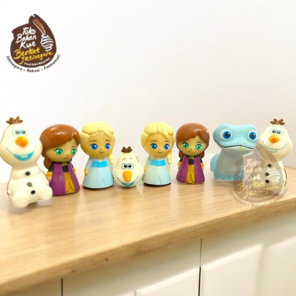 TOPPER CAKE KARAKTER/TOPPER FROZEN SET 8 /TOPPER KUE