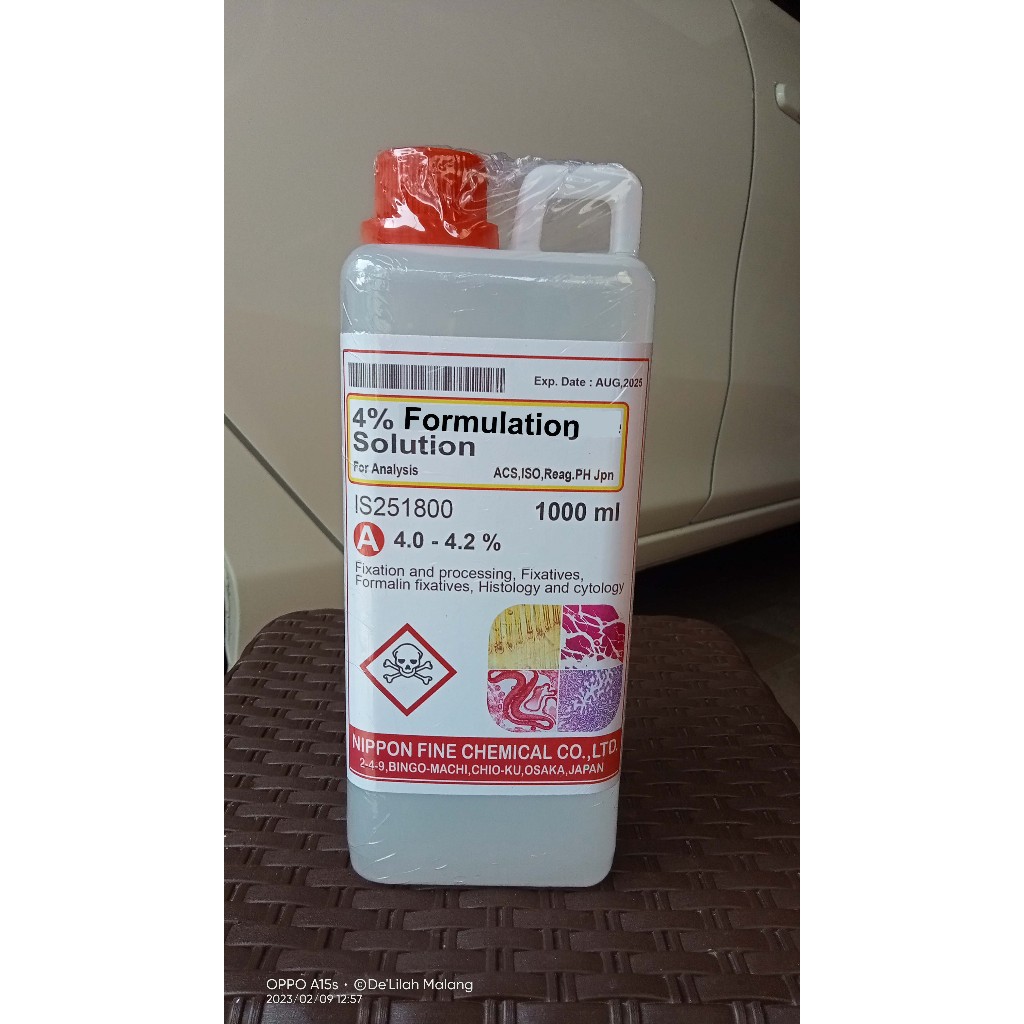 Formulation 4% Histologi/Formulation 4% Histologi untuk jaringan/Formulation 4% Histologi desinfekta