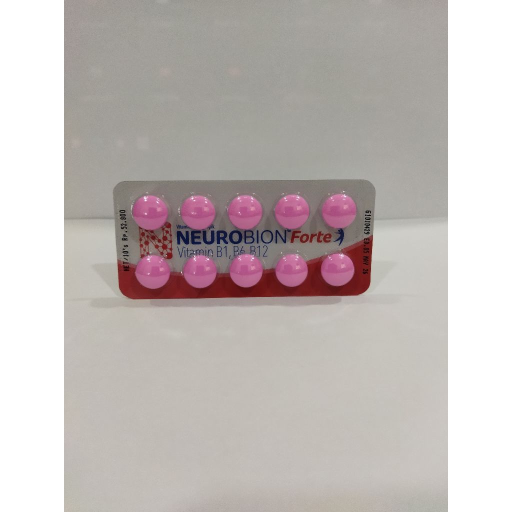 Neurobion Forte 5000 Isi 10 Tablet Pink
