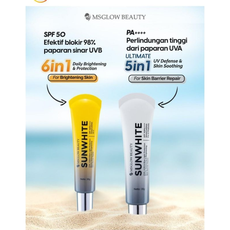 MS GLOW SUNWHITE SUNSCREEN SPF 50