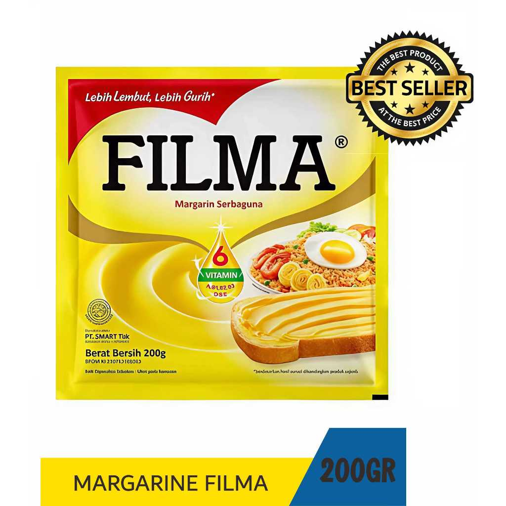 

FILMA Margarin Serbaguna Sachet 200GR / FILMA Margarine TUBE 250GR