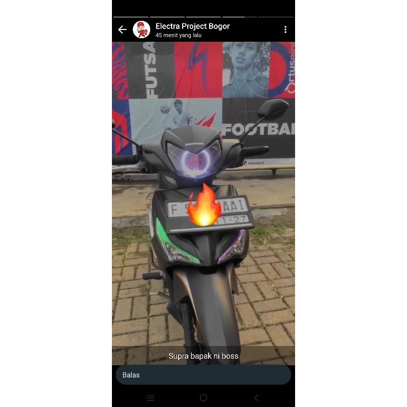 Biled Supra X 125 PNP | Reflektor Supra X 125 Ori | Second Murah