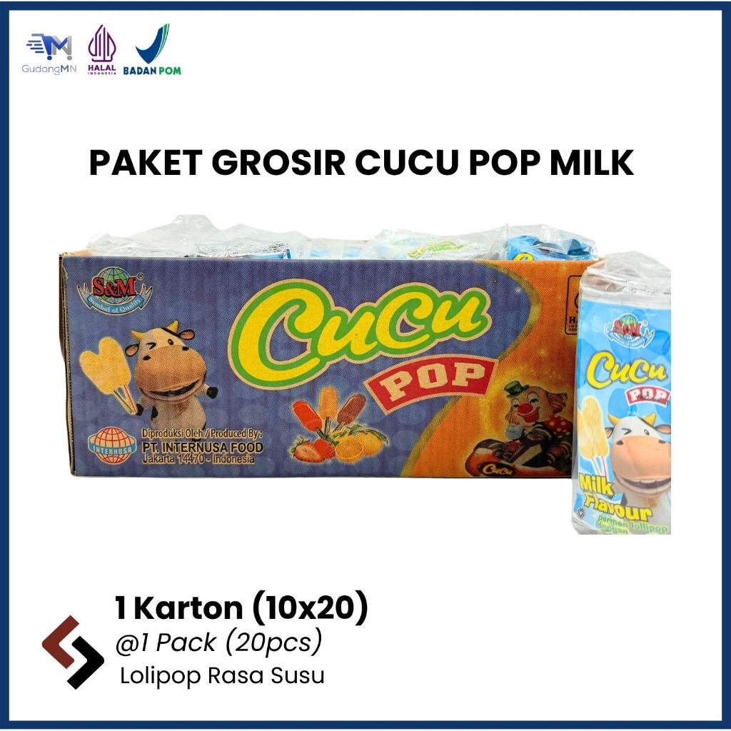 

CUCU POP MILK | PAKET GROSIR