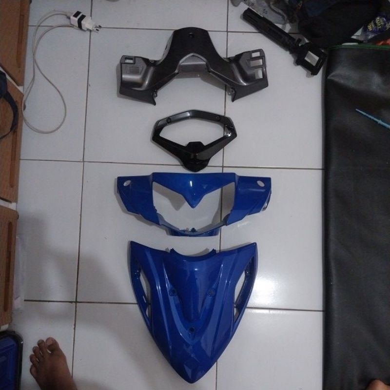 Full body halus shogun FL 125 Sp biru putih