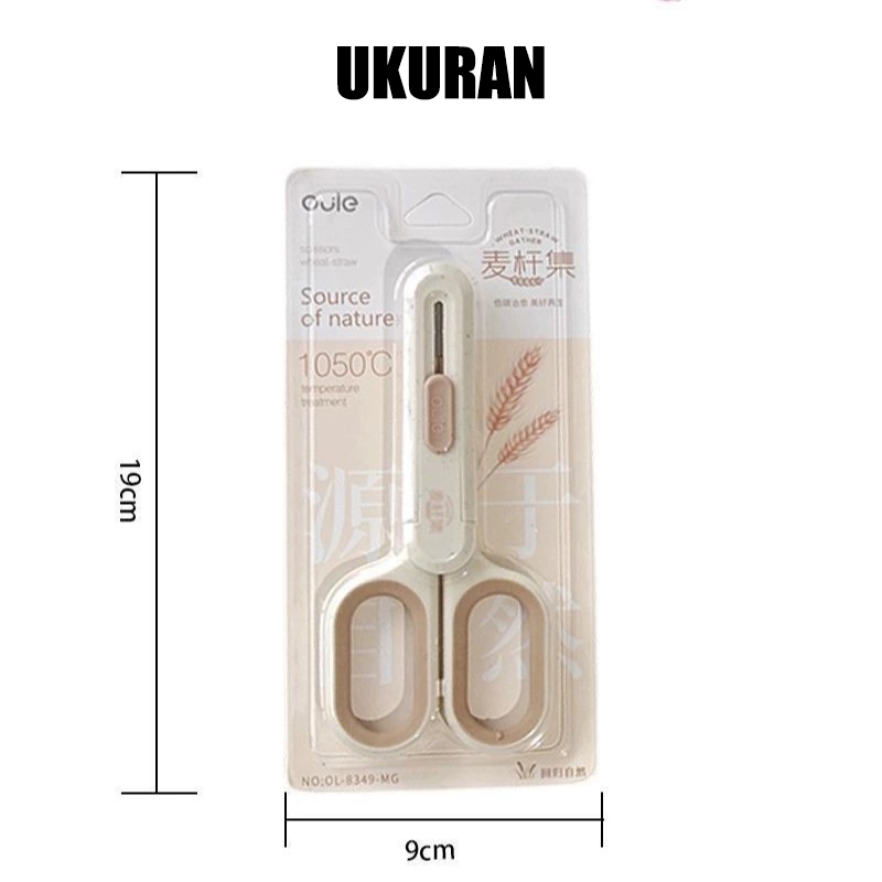 

tyvf Oule Gunting Multifungsi Gunting Cutter 2 in 1 Stainless steel Scissors Portable