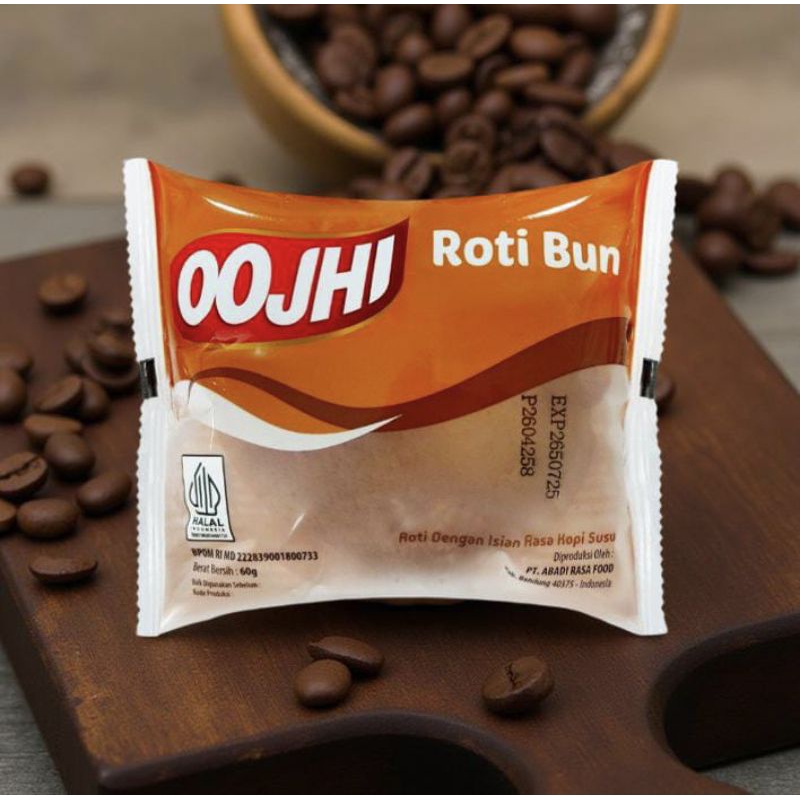 

ROTI BUN OOJHI 1 DUS ISI 60 PCS RASA KOPI SUSU
