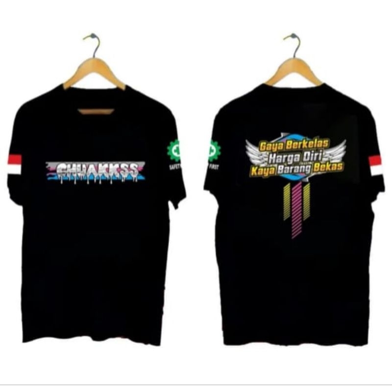 KAOS PRIA DISTRO II GAYA BERKELAS HARGA DIRI KAYA BARANG BEKAS