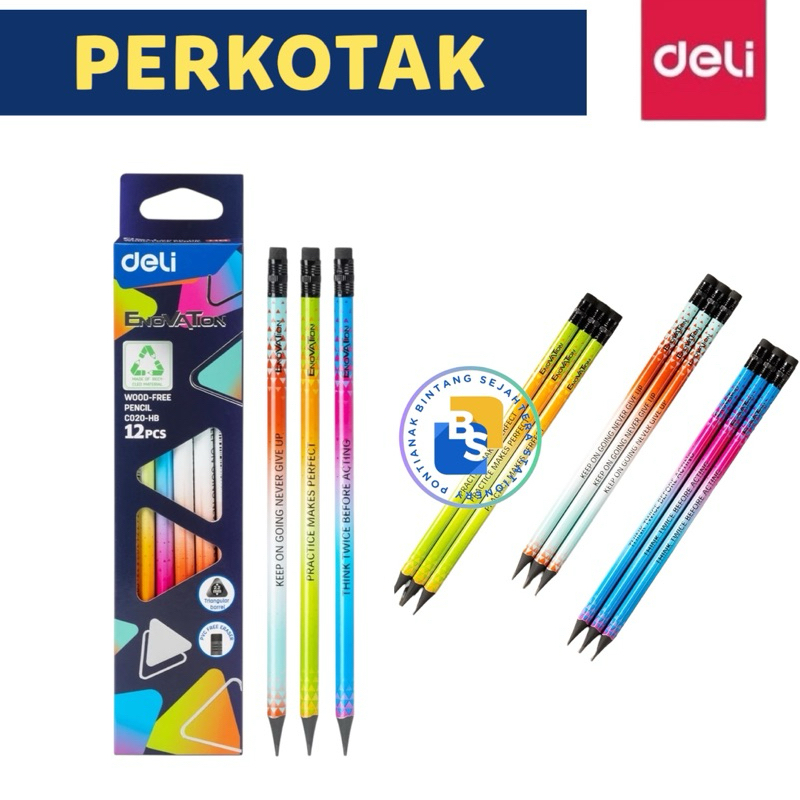 

12 Pcs - Pensil Deli 2B Enovation C020