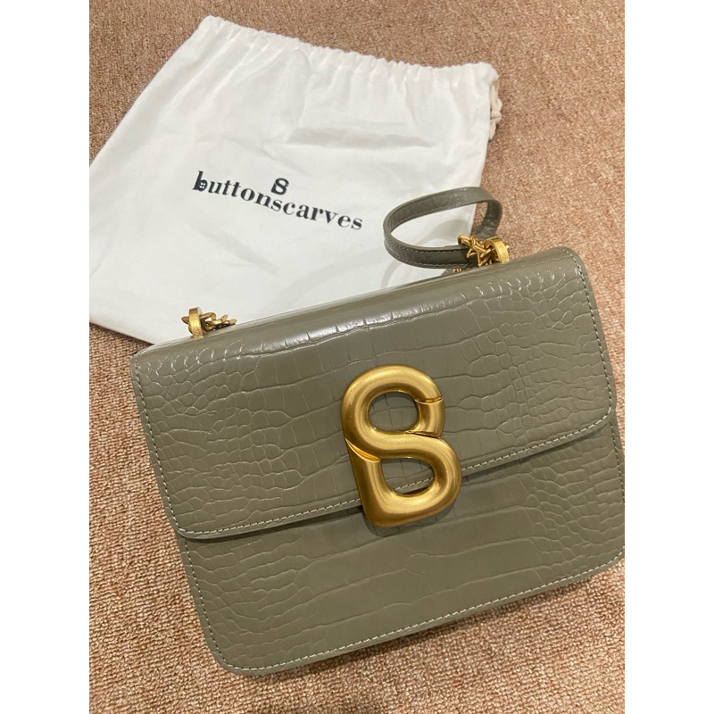 Buttonscarves Croco Bag