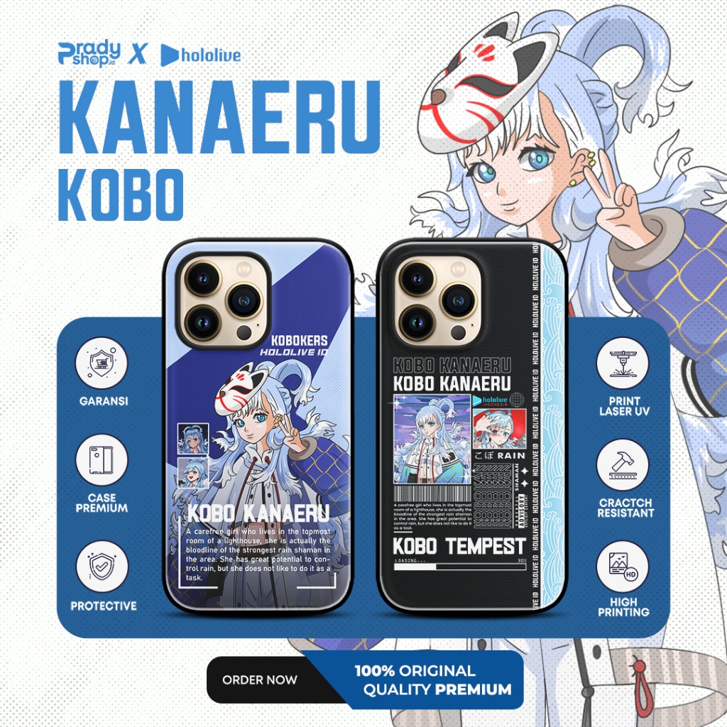 Custom Case Phone Case | Casing HP Hololive Id - Kobo Kanaeru