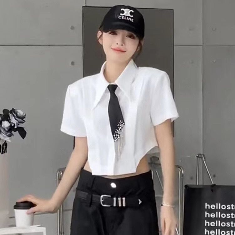 Dasi Korea Mutiara Premium Heavy Industry Tassel Tie Hitam Aksesoris Dasi Fashion