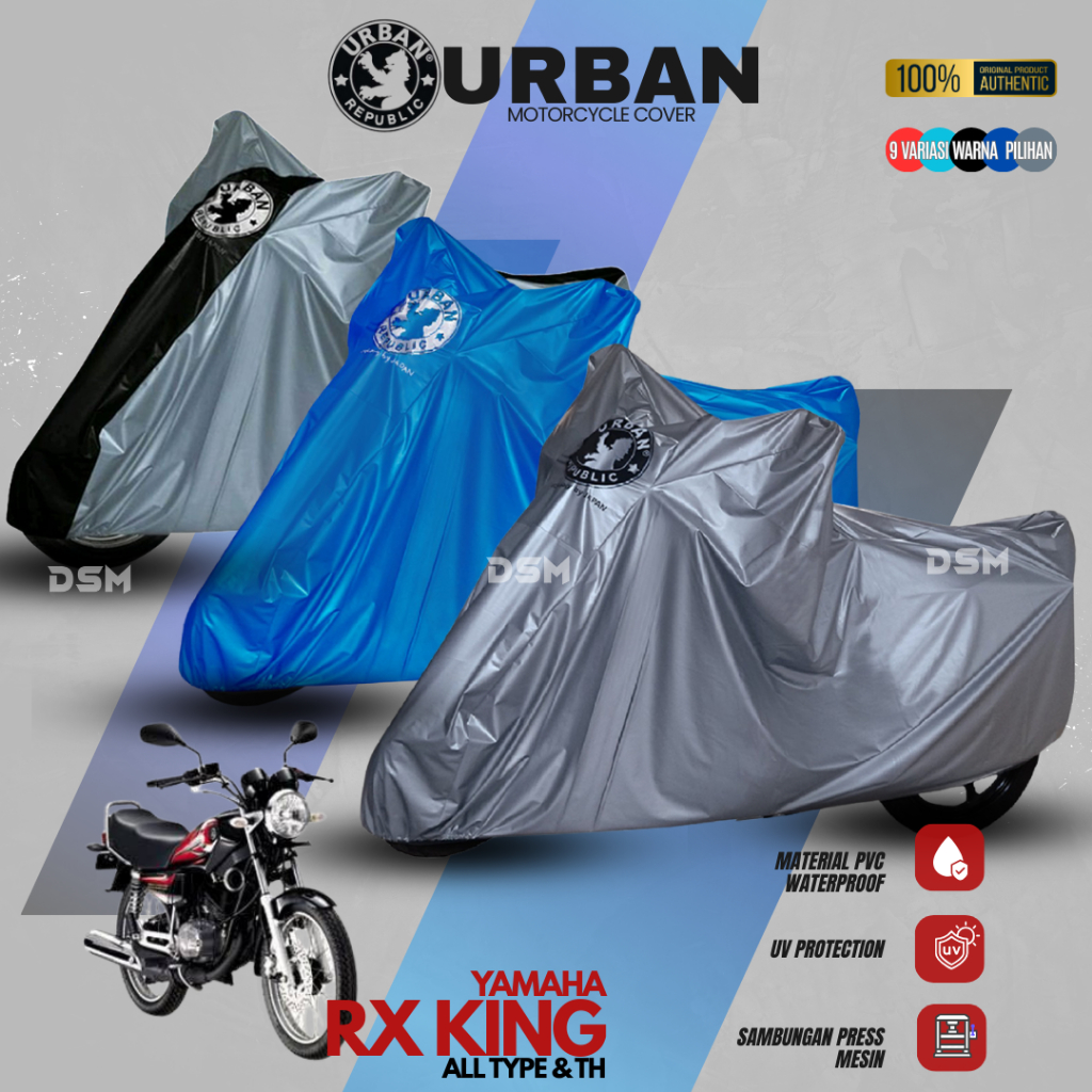 Urban Cover Motor Yamaha RX King 100% Waterproof / Sarung Motor RX King / DSM