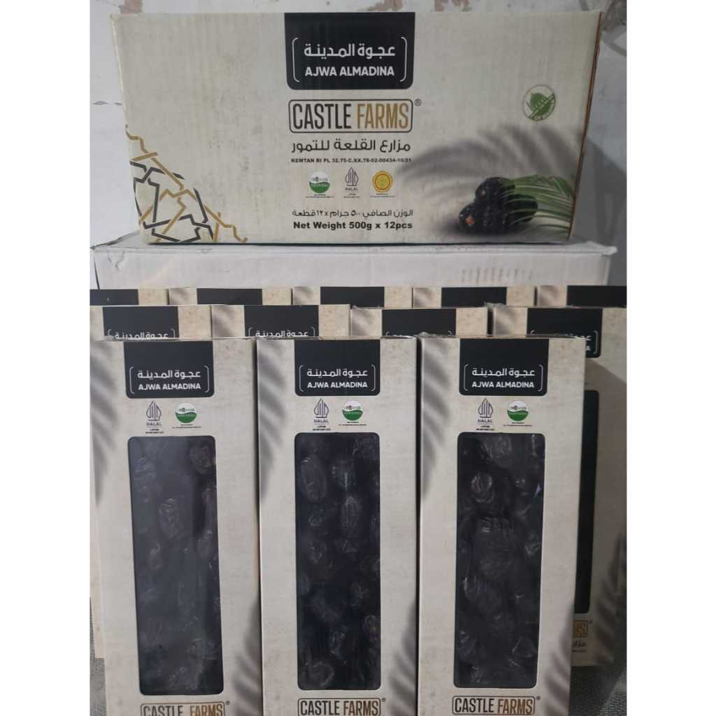 

Kurma Ajwa Organik Medium - CASTEL FARMS