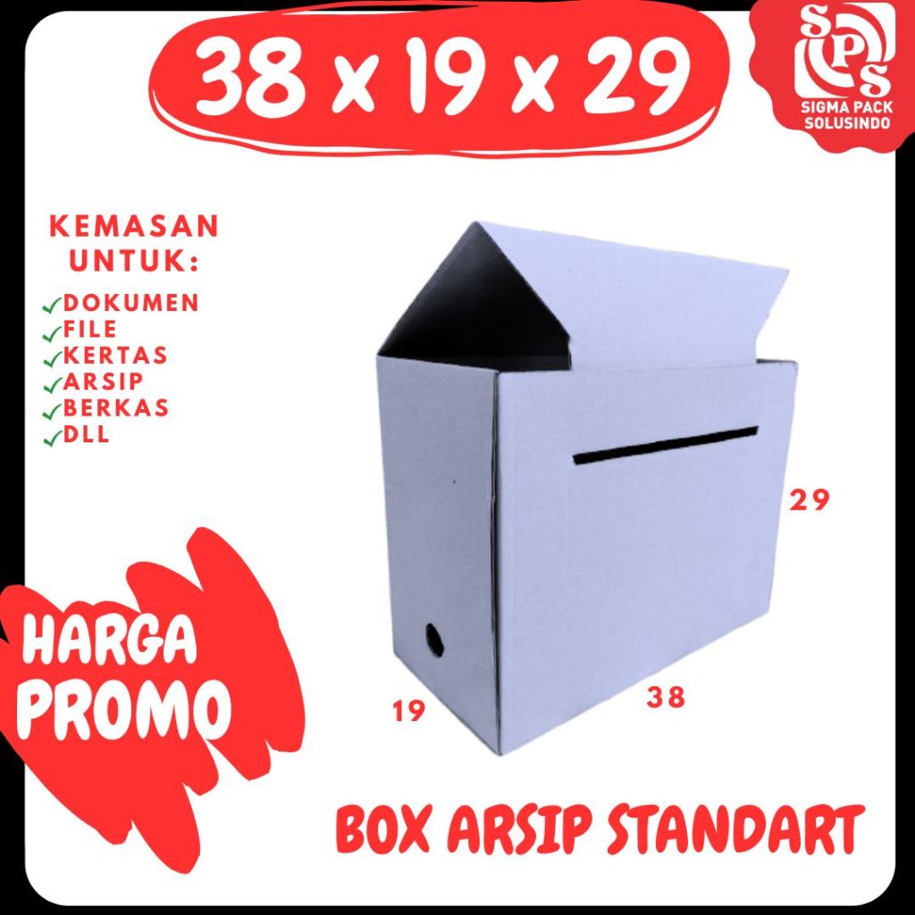 

Box Arsip Standart 38x19x29 Putih Polos Kardus File Packing/filebox/arsipbox/ box Dokumen Rahasia