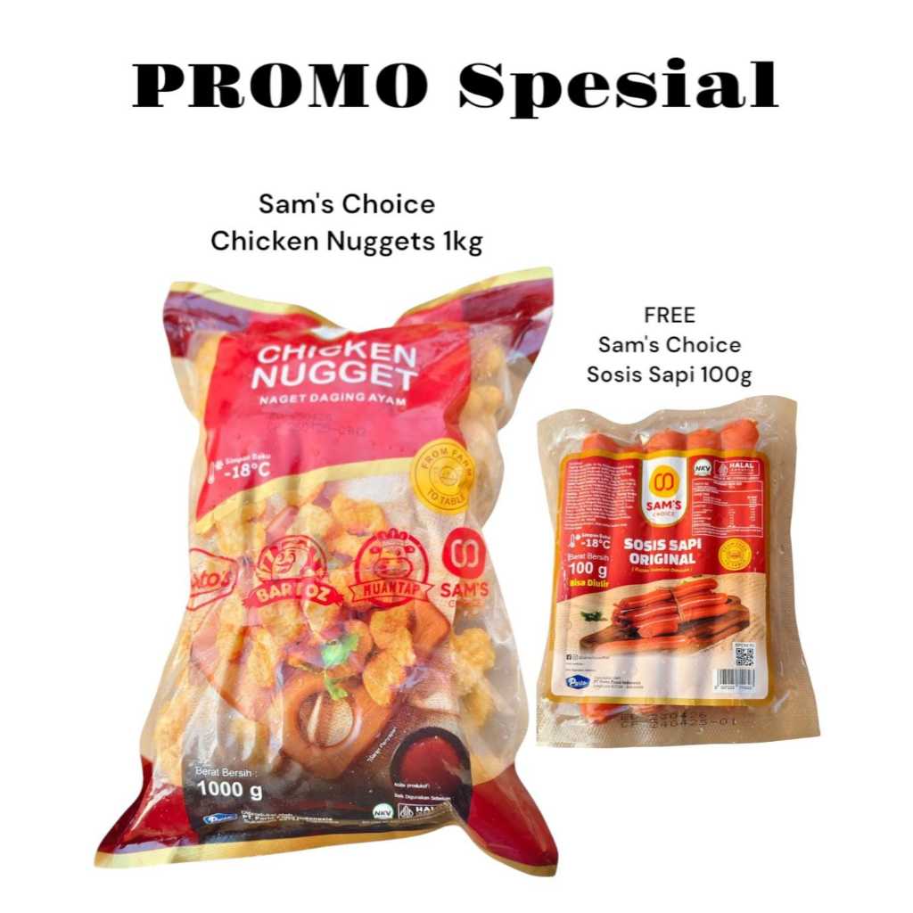 

Porto Sam's Choice Chicken Nugget 1kg