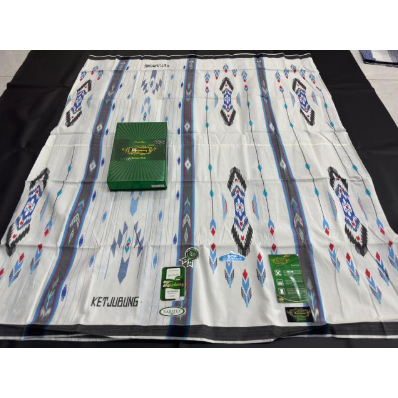 Sarung ketjubung SCP Green  Jahit Tengah