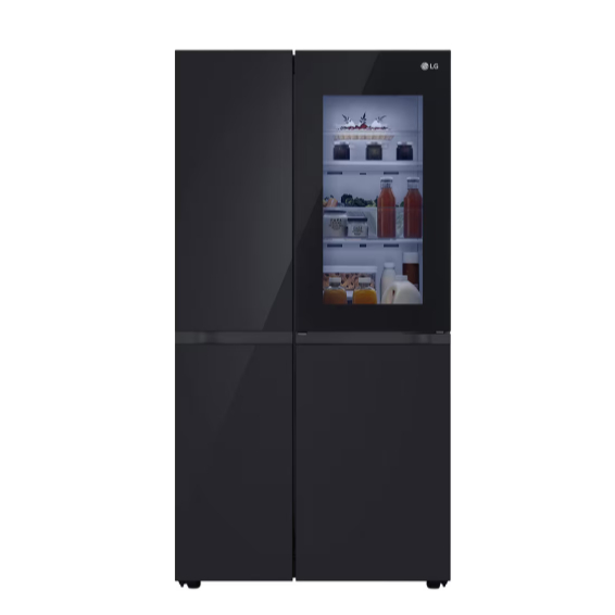LG KULKAS INSTAVIEW SIDE BY SIDE REFRIGERATOR GCQ257SGVL