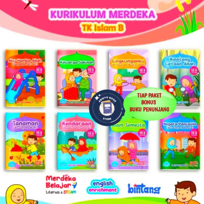 BUKU PAKET KURIKULUM MERDEKA TK , PAUD | BUKU TK, PAUD