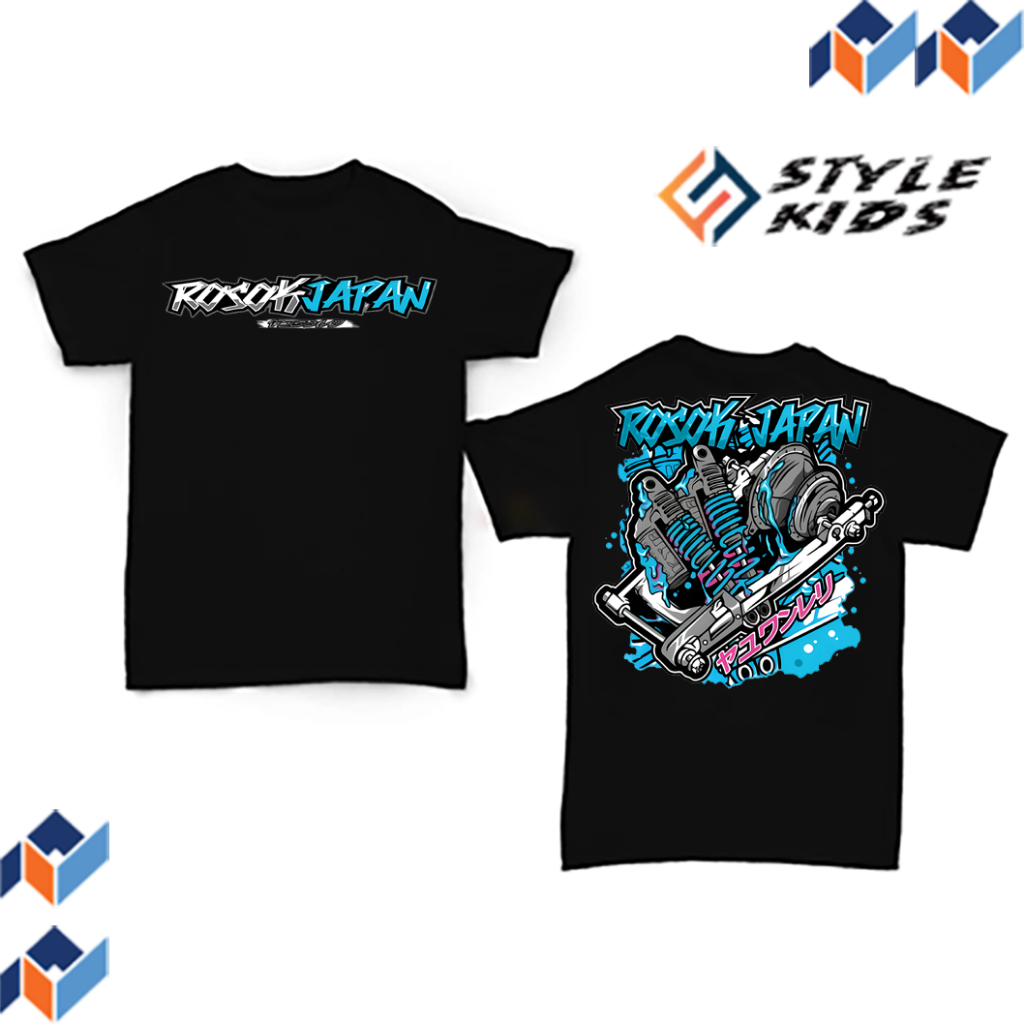 STYLEKIDS kaos Anak Distro Premium gambar ROSOK JAPAN| Kaos Anak Laki Perempuan Lucu Usia 4-12 Tahun