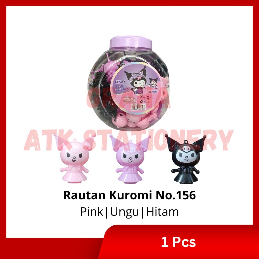 

[1 Pcs] Rautan Kuromi Viral No.156 / Serutan Pensil / Sharpener Pensil Kuromi Viral No.156