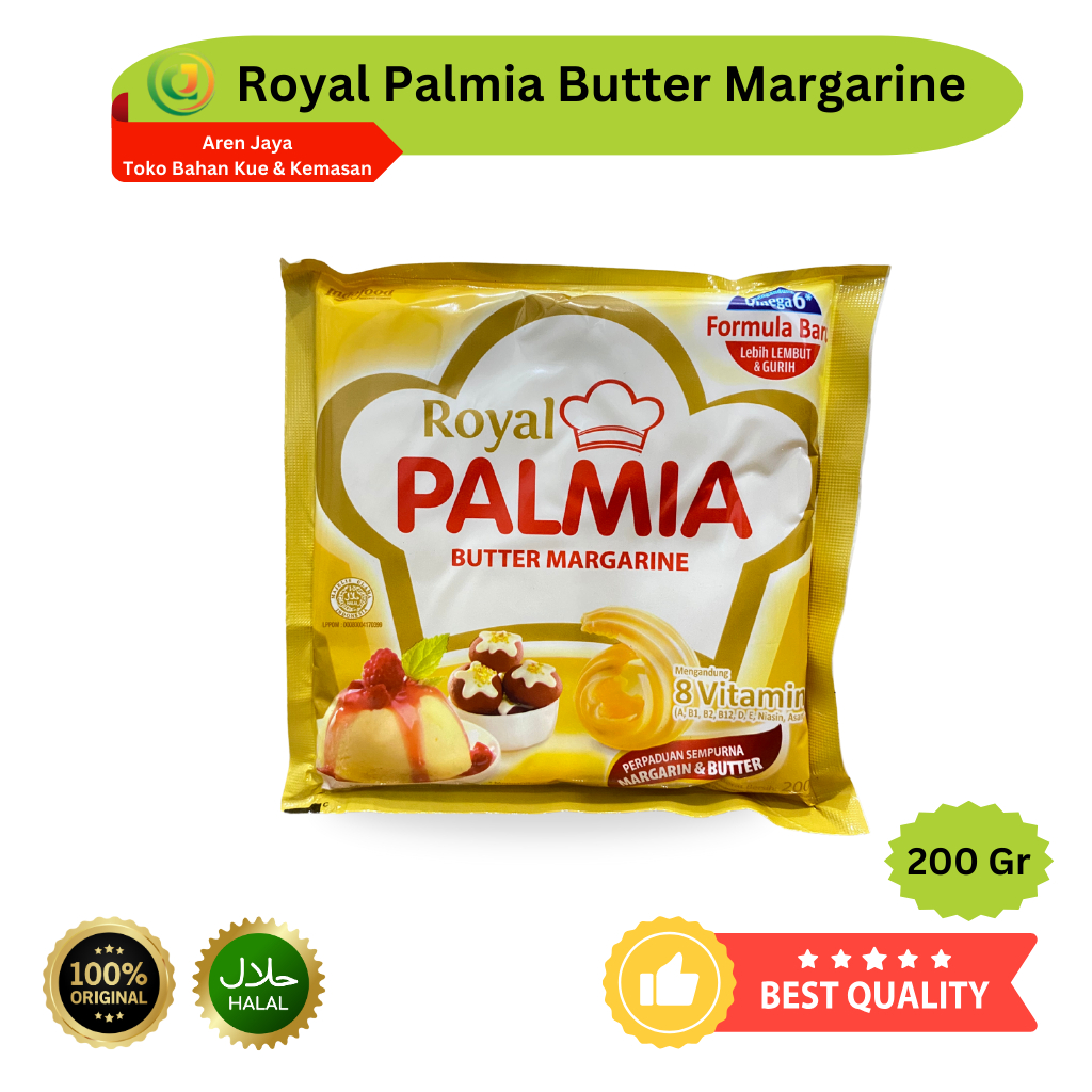 

Royal Palmia Butter Margarine 200 Gram Original