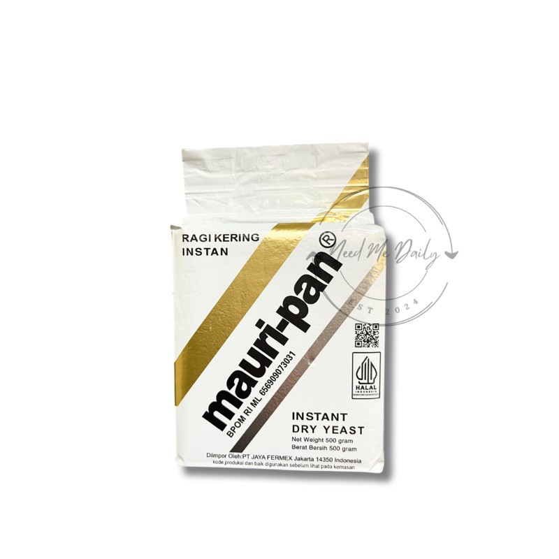 

Mauripan Ragi Instant Impor 500gr | Dry Yeast Ragi Kering