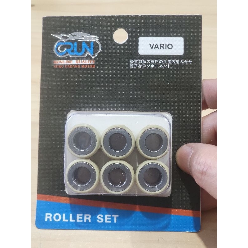 ROLLER SET VARIO 110 ( KVB ) / BEAT FI / SCOOPY FI / SPACY FI / ROLLER OEM STANDART VARIO / VARIO 11