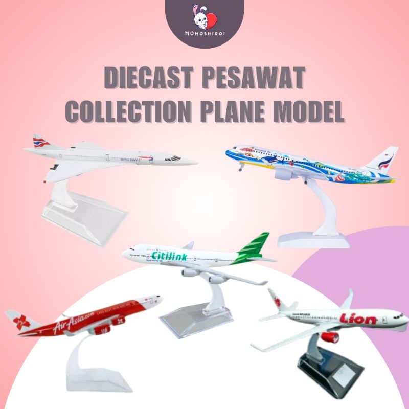 Diecast Pesawat garuda Indonesia Batik Emirates Lion Air Airasia Air Asia Citilink Emirates Airlines