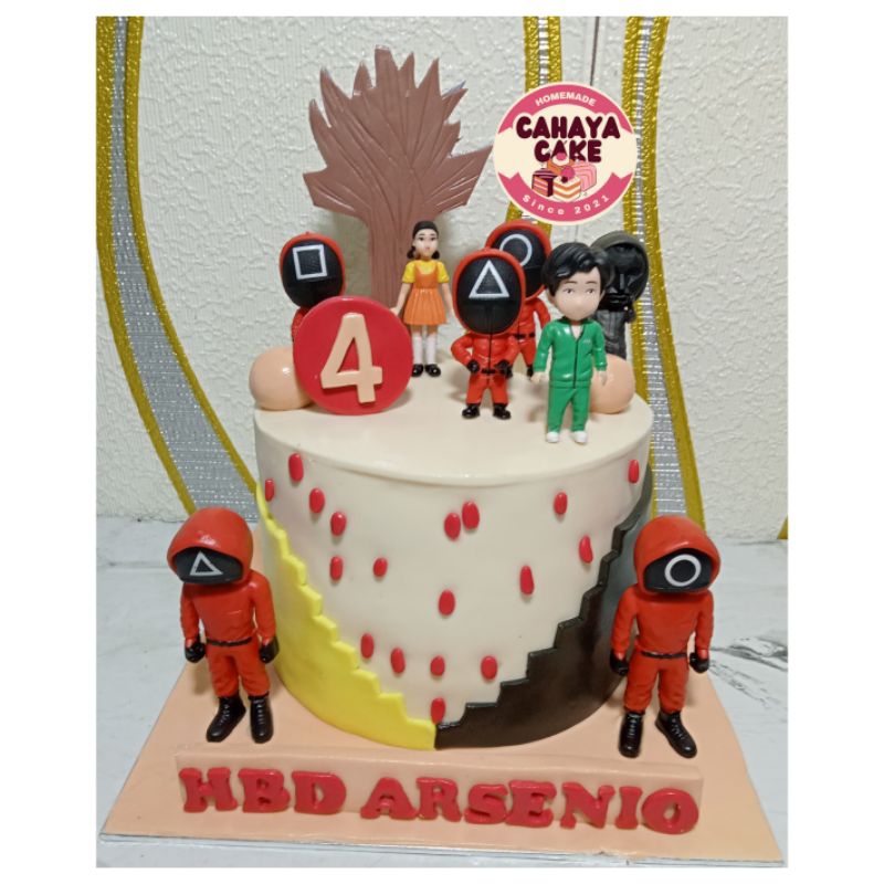 

Kue Ulang Tahun Anak / Kue Ulang Tahun Karakter / Kue Ulang Tahun Squid Game