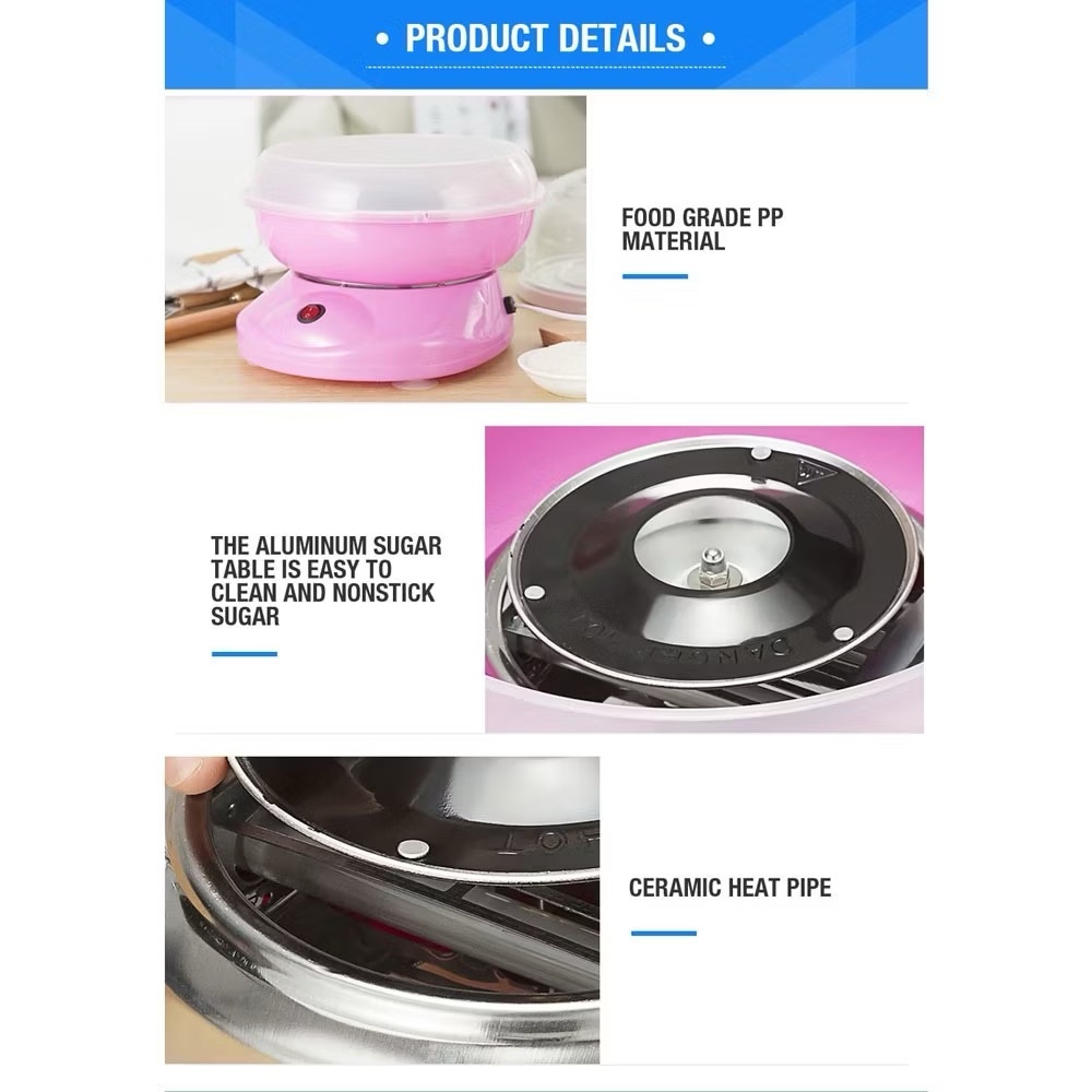 Mesin Pembuat Gulali Gula Kapas Permen Cotton Candy Maker Alat / Mesin Gulali