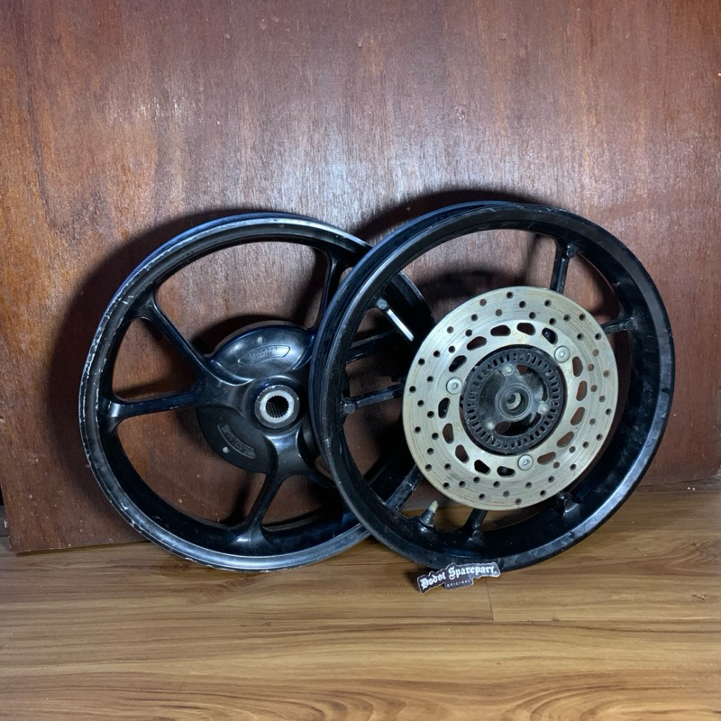 VELG LEXI 125 PNP AEROX DEPAN BELAKANG ORIGINAL COPOTAN YAMAHA LEXI 125