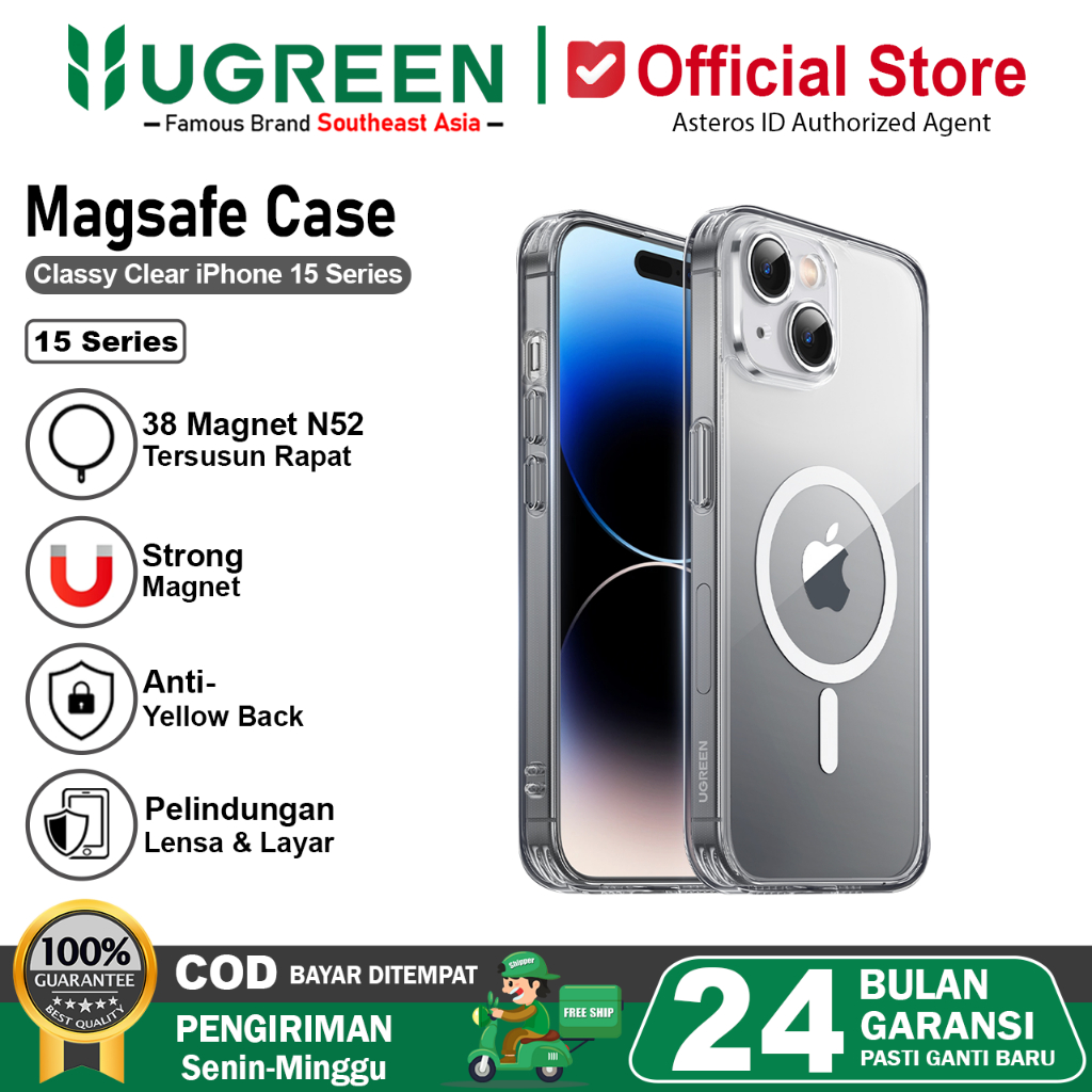 UGREEN Case Magsafe For iPhone 15 15 Plus 15 Pro 15 Pro Max  Magnetic Wireless Charging