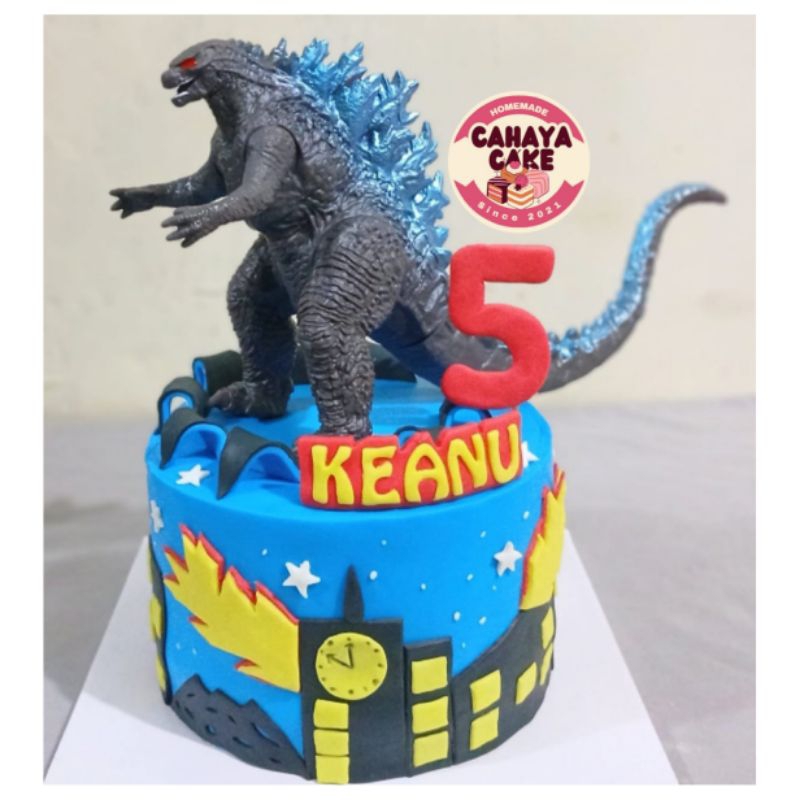 

Kue Ulang Tahun GodziLa / Kue Ultah Kingkong / Godzilla Cake Custom