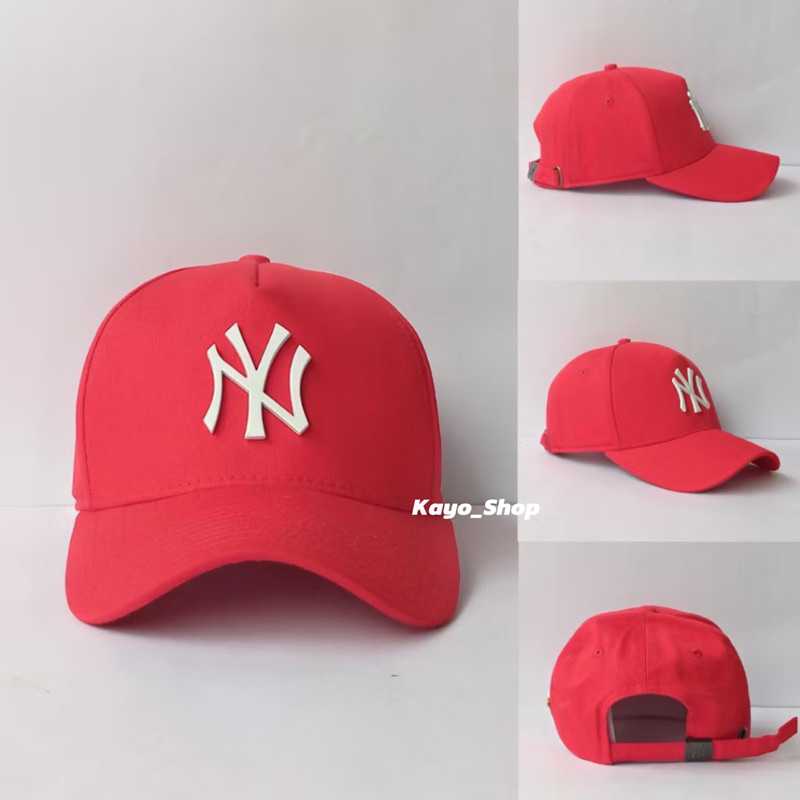 Happy Tuummy Topi Baseball Pria Wanita Dewasa Besi Logo Campur La, Ny, Banteng Topi Caps Distro