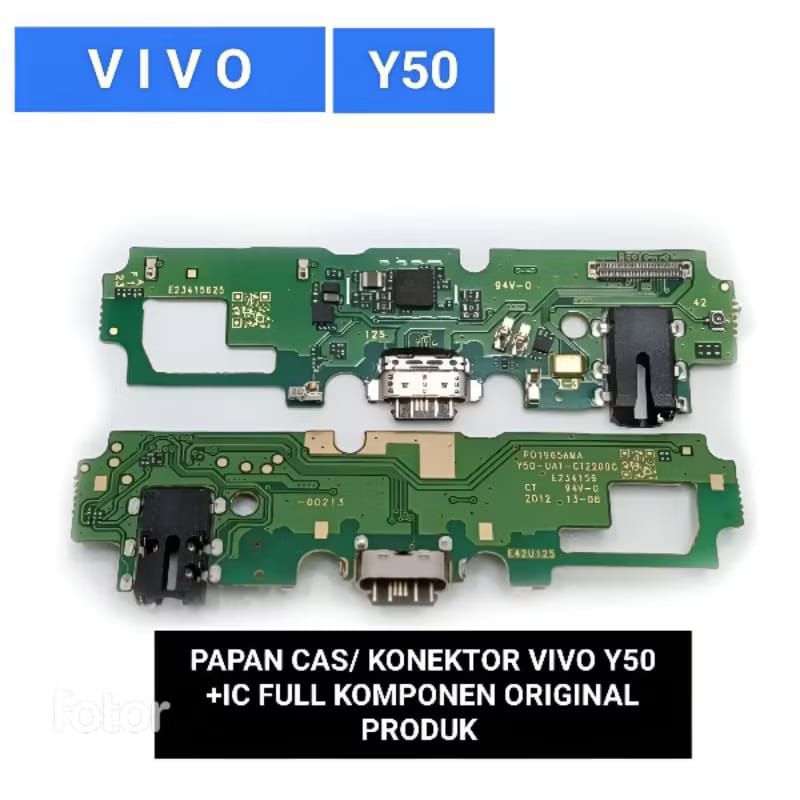 PAPAN CAS / KONEKTOR CAS CHARGER VIVO Y50 / Y50i ORIGINAL 100%