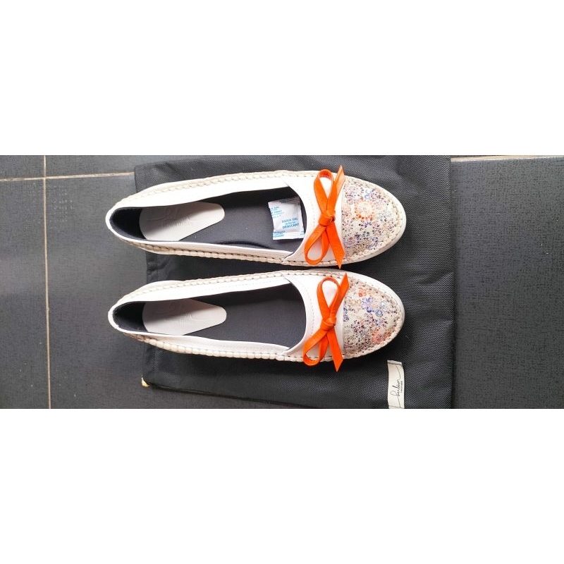 Sepatu Kerja Casual Shoes Wanita Kulit Asli Serlium Leather Size 42