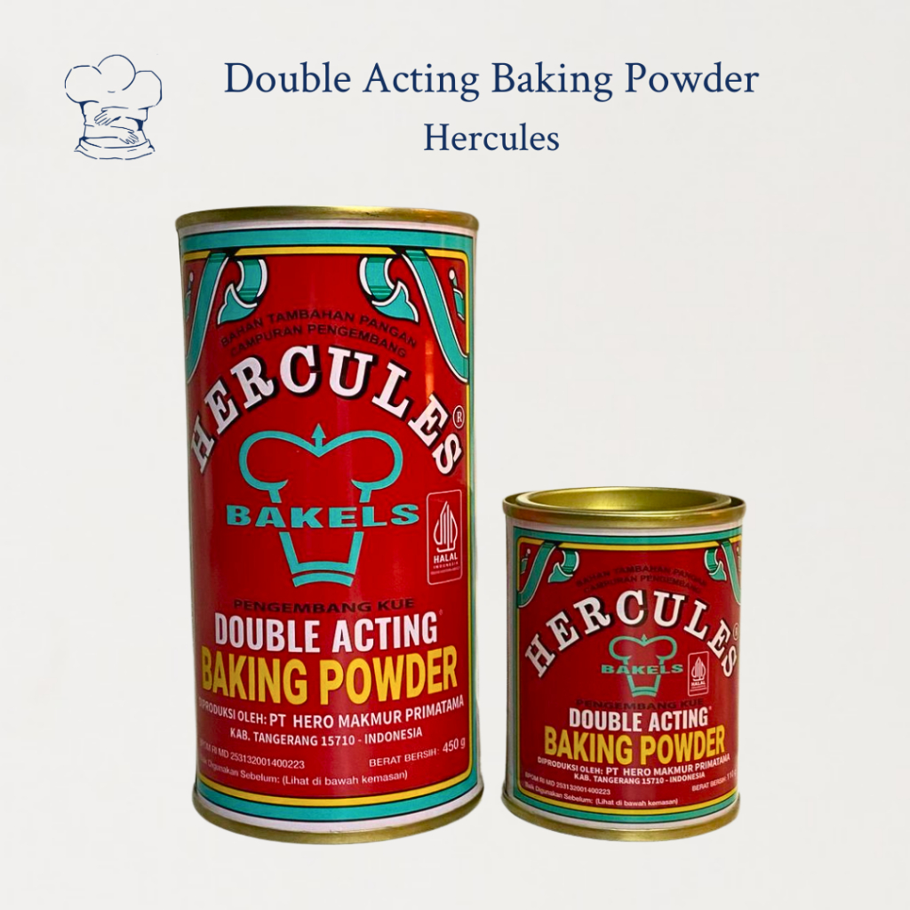 

Hercules Baking Powder Double Acting Bakels 110gr / 450gr – Pengembang Kue Profesional