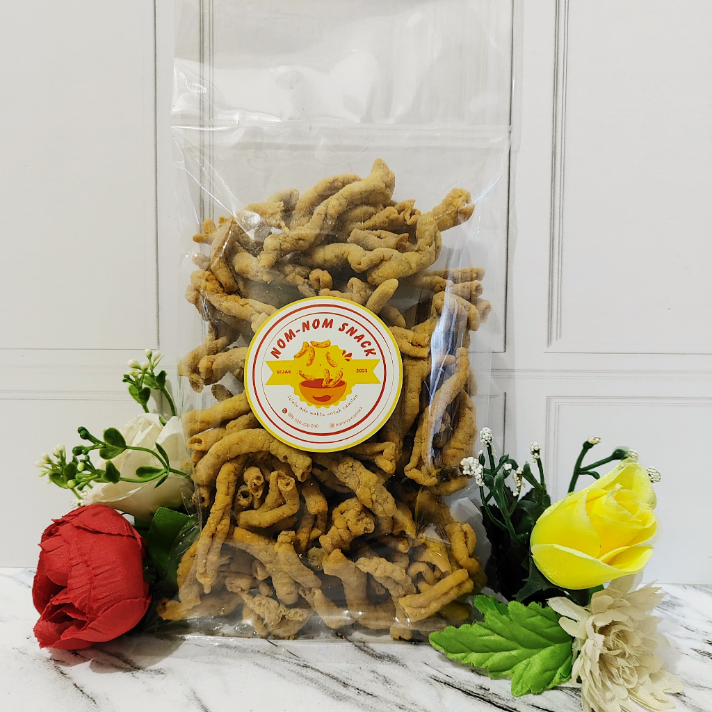 

Keripik Usus Ayam Crispy Rasa Original Gurih Renyah Enak