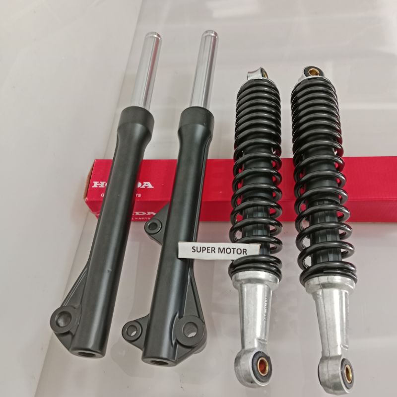 Supra X 125 Fi Helm In Sok depan belakang set lengkap depan + belakang Supra X 125 Fi Helm In sok de