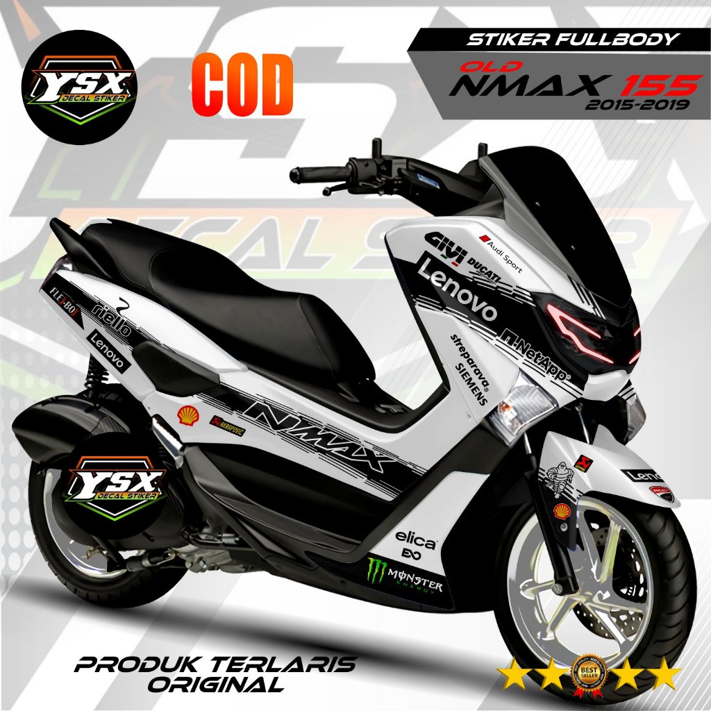 Decal Nmax Old 155 Stiker Fullbody Desain Gp 25