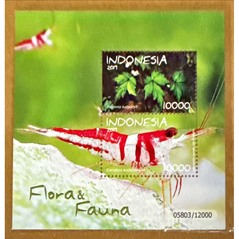 

(BB) PRANGKO INDONESIA 2019 SS FLORA & FAUNA. MNH.