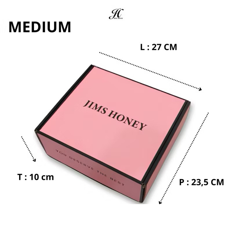 

Jims Honey Gift Box Pink/Kotak Hadiah