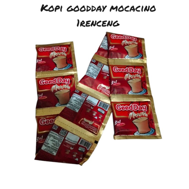 

kopi goodday mocacino merah 1renceng isi 10 bungkus