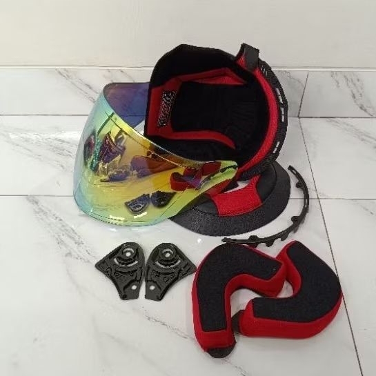 Paket Busa helm kyt dj maru+ kaca helm kyt dj maru paket komplit Busa helm kyt dj maru