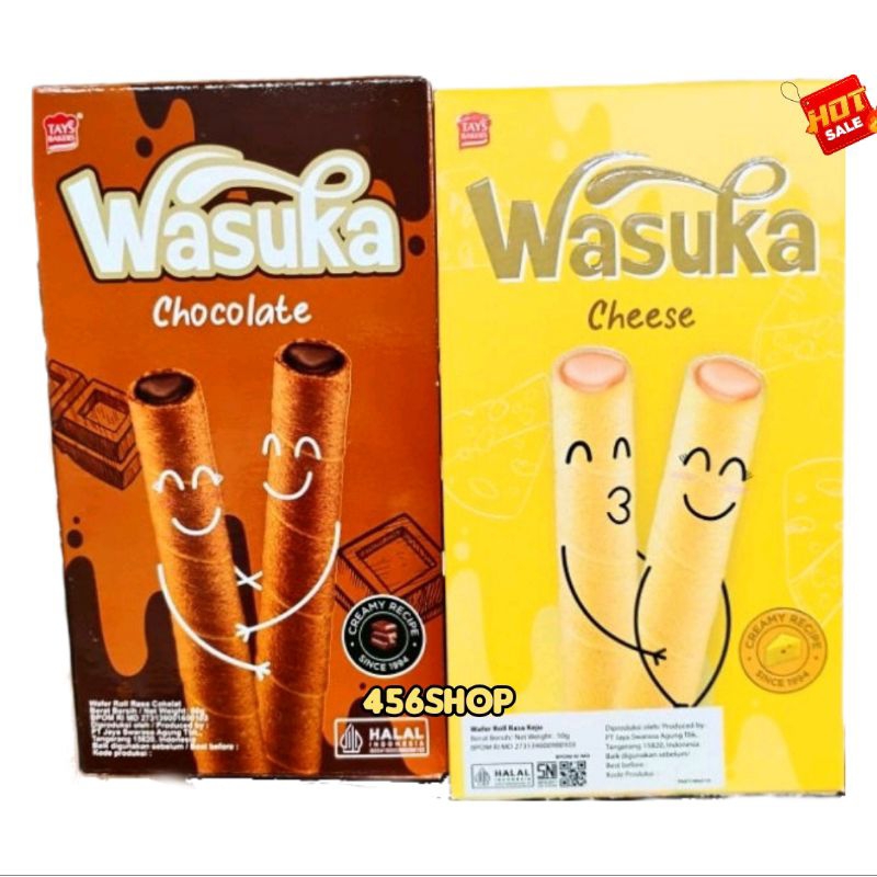 

WASUKA Wafer Roll Stik Coklat atau Cheese 50gr