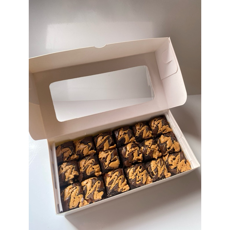 

Brownies Fudgy Skippy Peanut Butter 20x10 By Hi Bites