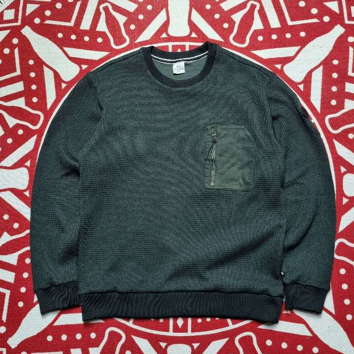 Knitwear Sweater Rajut Kolon sport Military pocket