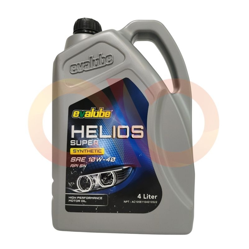 Evalube | Oli Mobil Mesin Bensin HELIOS SUPER 10W-40 4 Ltr