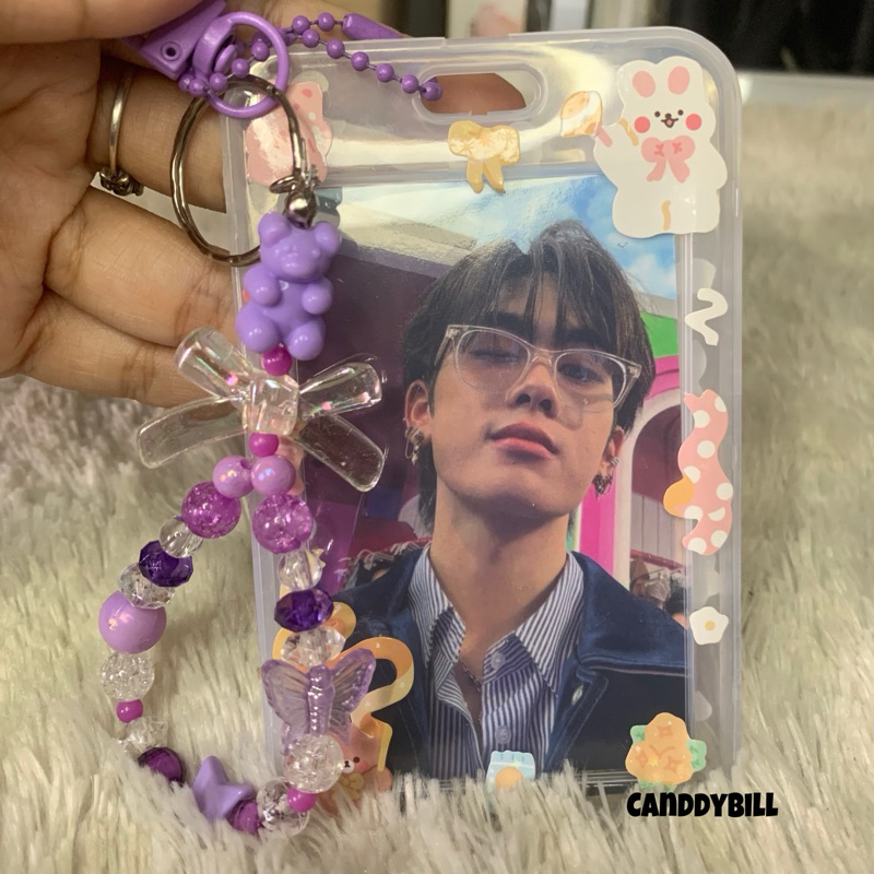 card holder gmmtv aktor beads ganci photocard