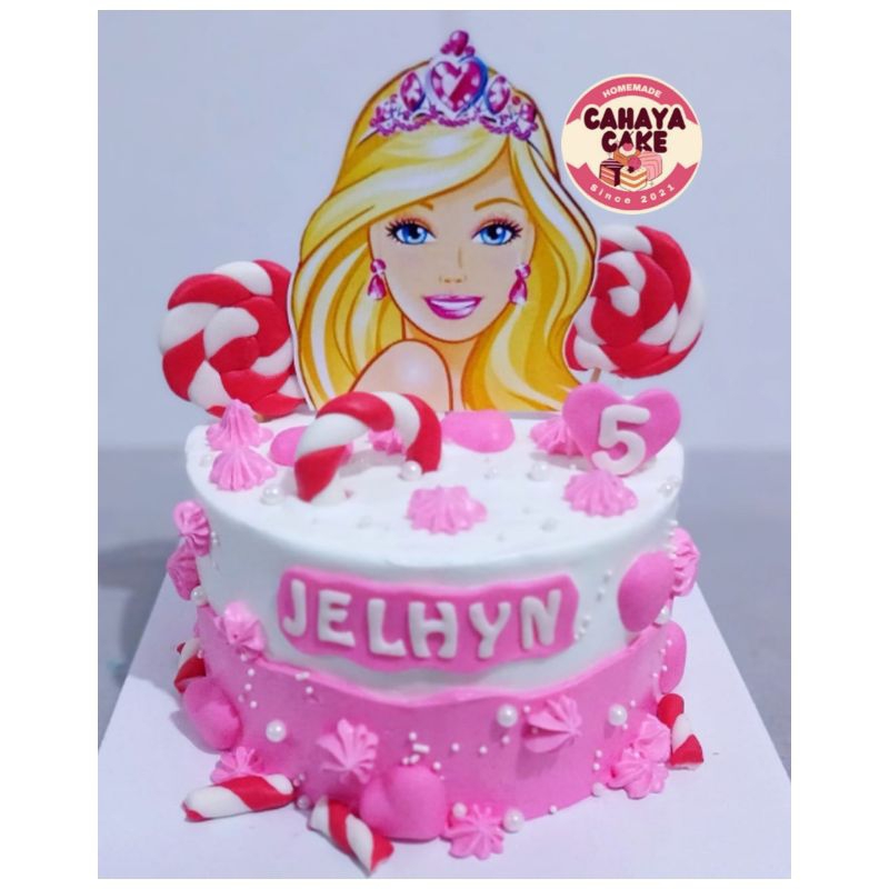 

Kue Ulang Tahun Barbie / Barbie Cake / Kue Ultah Karakter Barbie